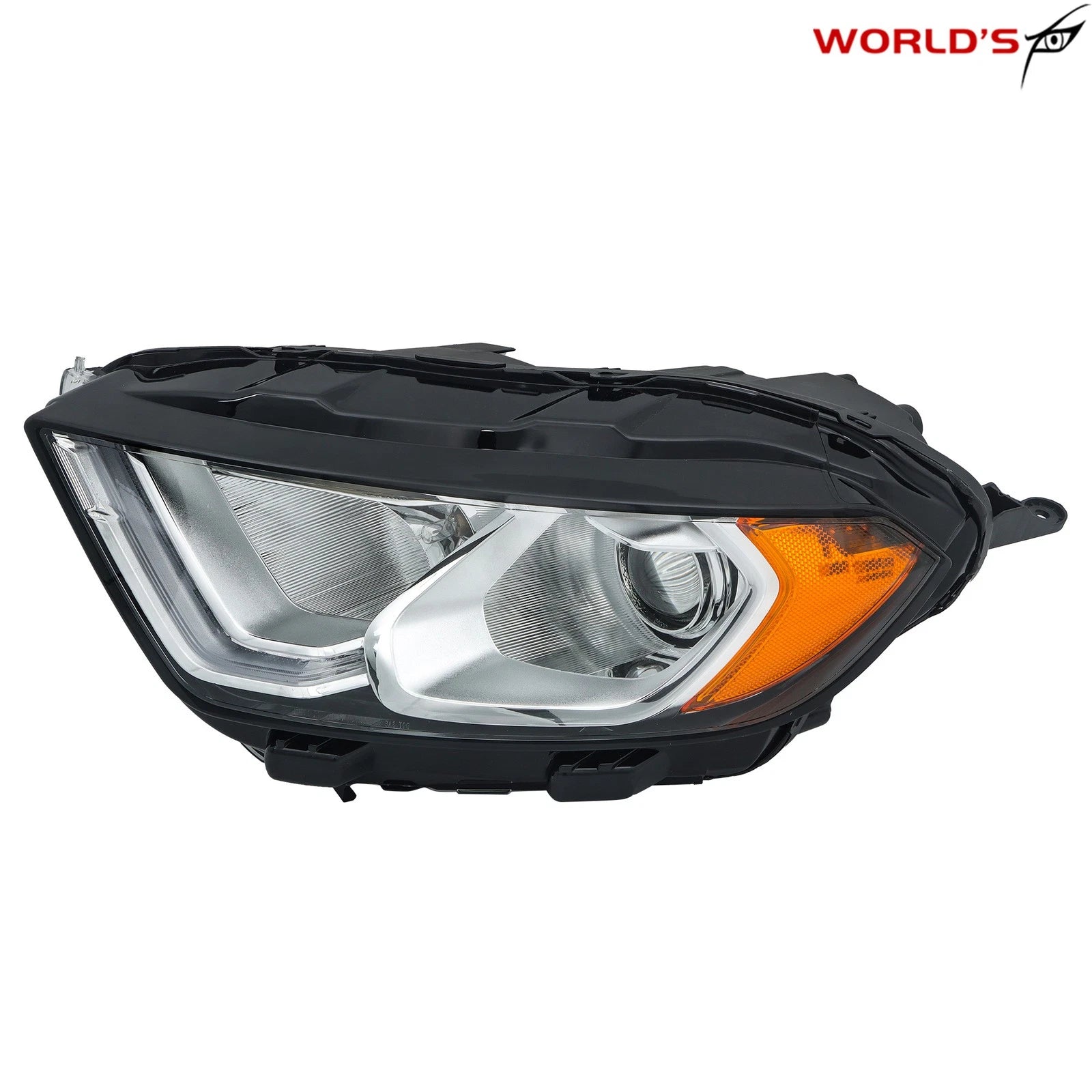 Headlight Assembly for Ford EcoSport (2018–2023) Halogen with LED DRL Chrome