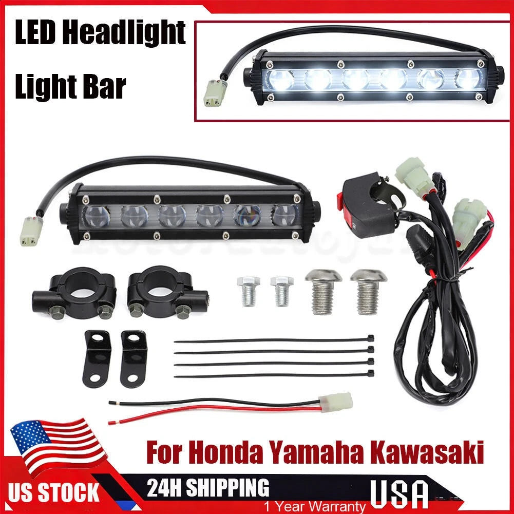 LED Headlight Light Bar Kit 60W for Honda CRF250F (2019–2023)
