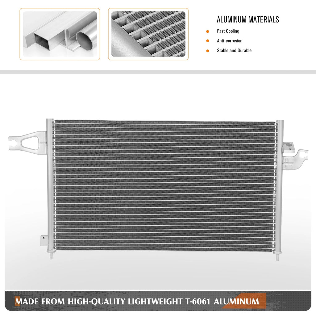 A/C Condenser for Acura RSX (2002–2006) Aluminum Core Replacement