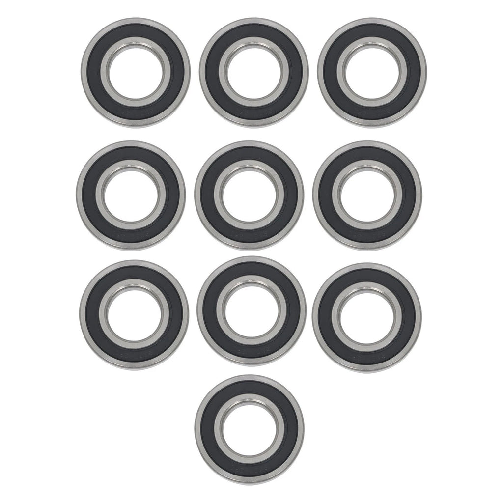 Set of 10 Deep Groove Ball Bearings 35mm x 72mm x 17mm Rubber Sealed