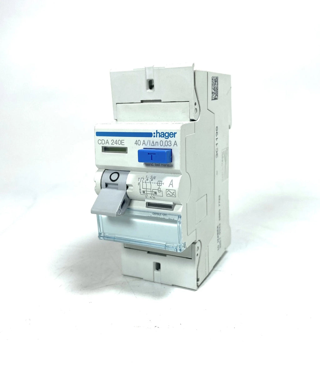2X Circuit Breaker 40A for Hager CDA 240E (230V)