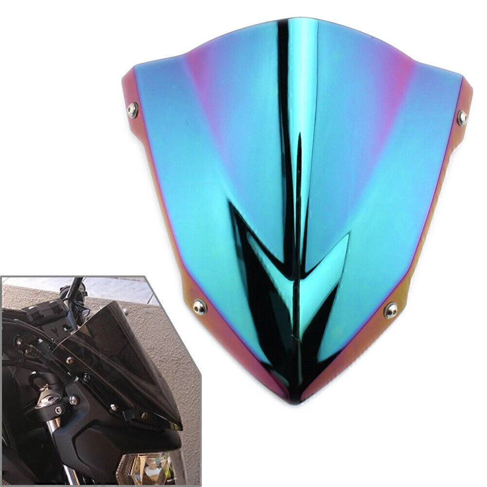 Deep-Iridium Windshield Wind Deflector for Yamaha MT-07/FZ-07 (2018–2021)