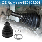 Inner CV Joint Boot Kit w/ Clamps for Audi A4 A6 (2004–2008) 4E0498201