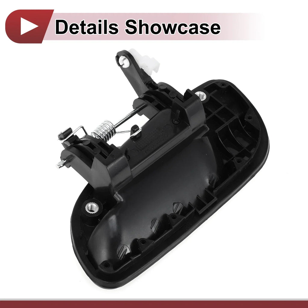 Exterior Door Handle for Hyundai Elantra Rear Right Black ABS (2011-2016)