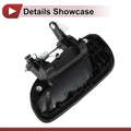 Exterior Door Handle for Hyundai Elantra Rear Right Black ABS (2011-2016)