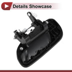 Exterior Door Handle for Hyundai Elantra Rear Right Black ABS (2011-2016)