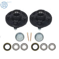 2X 4 Lug Trailer Hub Kit for 2000lbs Axle (1" Spindle)