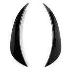Gloss Black Front Bumper Canards for Benz C-Class AMG-Line W205 (2015–2019)