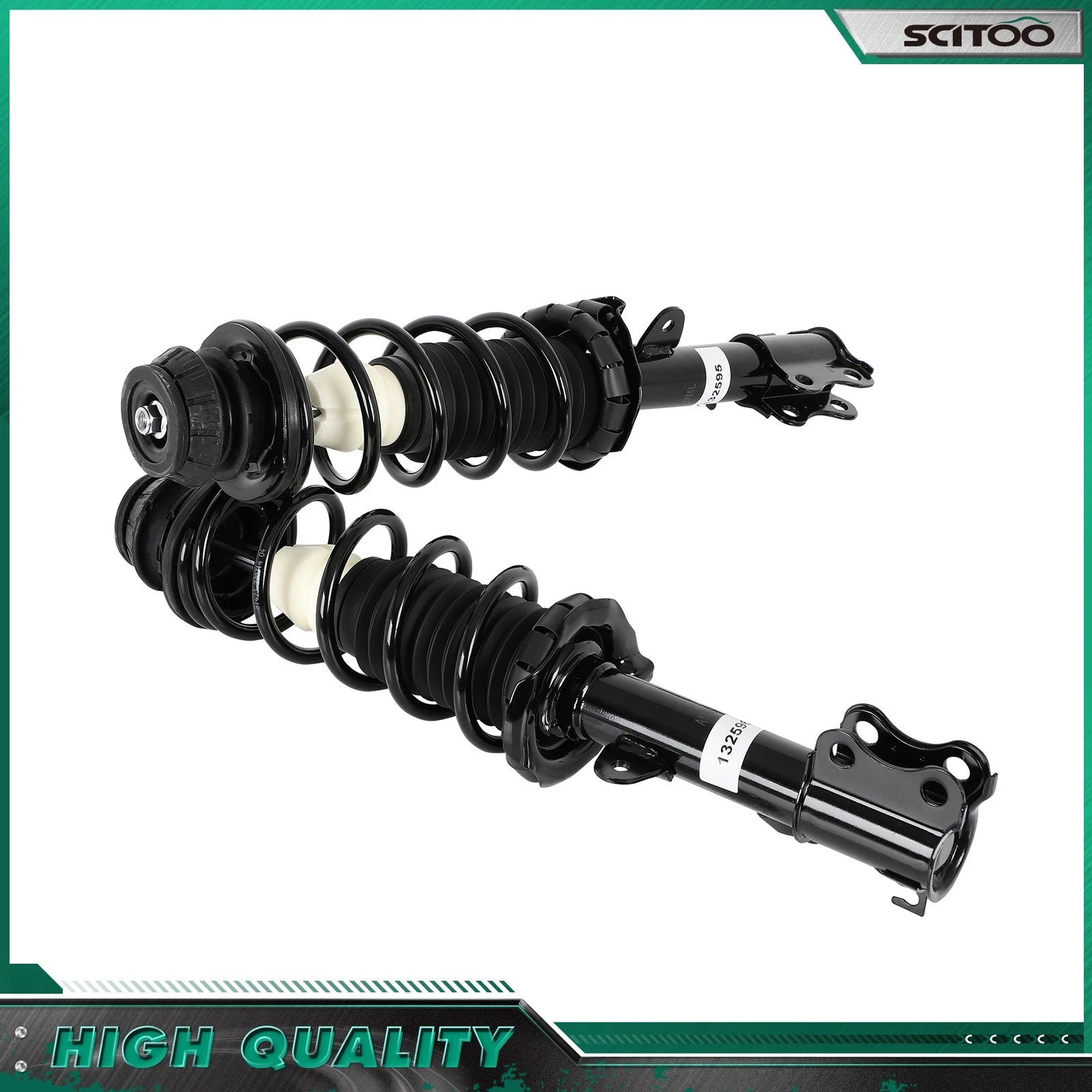 Front Complete Struts Coil Springs Assembly for Nissan Versa (2012–2019)