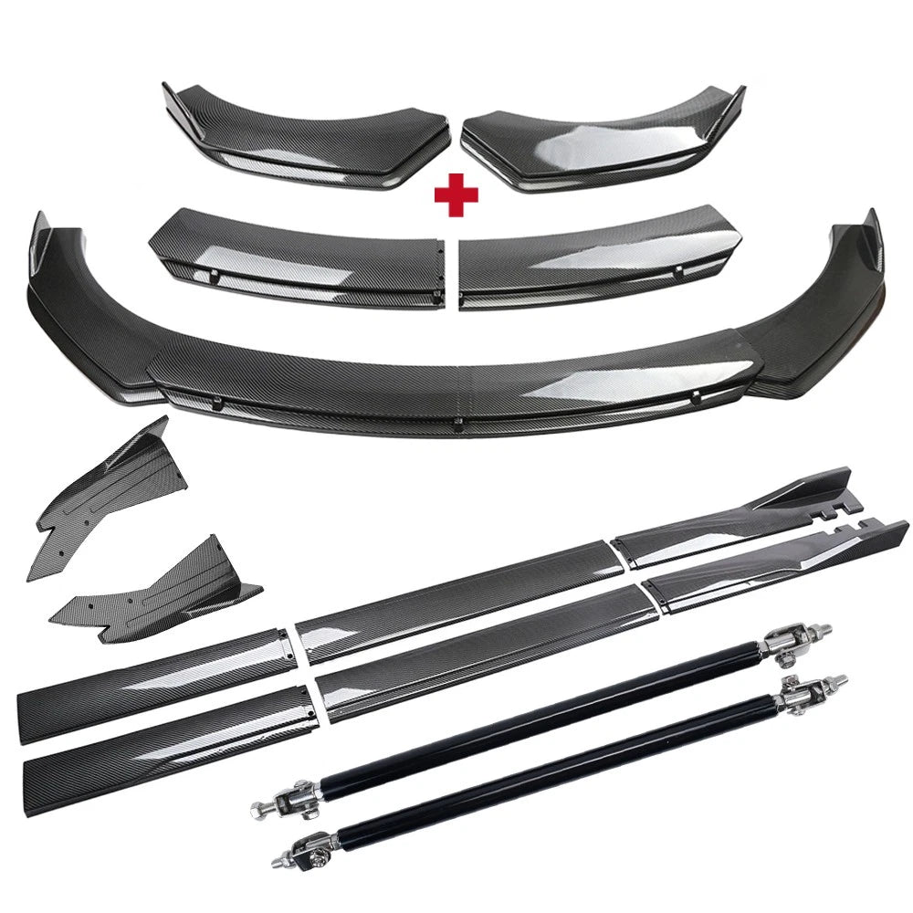 Front Bumper Lip Spoiler & Side Skirt for Toyota Camry (2018–2023)