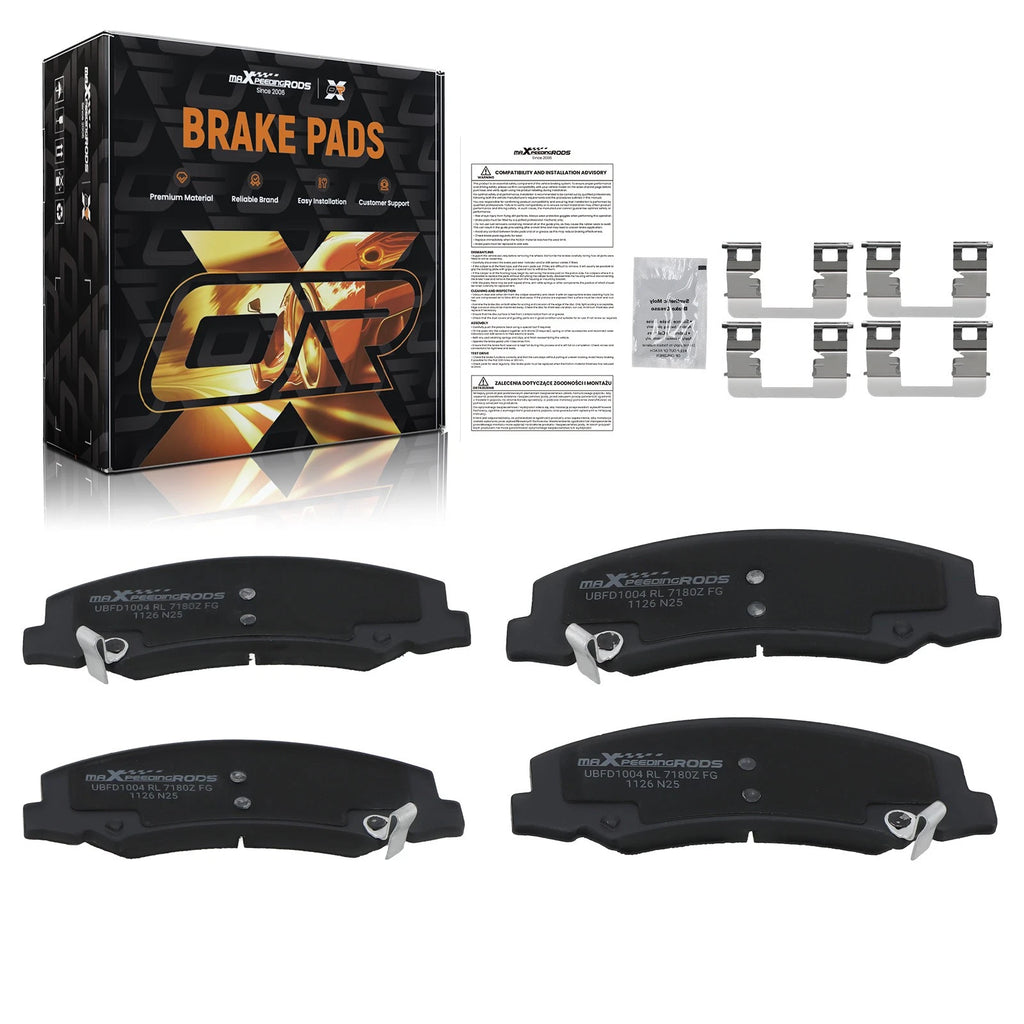 Front Ceramic Brake Pads Kit for Buick Allure LaCrosse Lucerne Cadillac DTS (2005–2011)