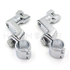 Foot Peg Mounting Kit 1.25" for Bobber Chopper ATV Scooter