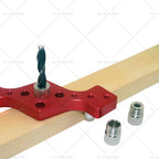 Vertical Pocket Hole Jig Dowel Drill Guide for Woodworking
