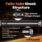 2.5-4.5" Rear Suspension Lift Shocks for Ford F-250 F-350 Super Duty (1999–2016)