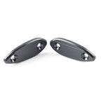 Set of 2 Motorcycle Mirror Block Off Base Plates for Kawasaki ZX6R (2009–2012)