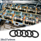 Set of 5 Oil Seal Rotary Shaft Seal TC Ring 28x37x4mm Nitrile Rubber