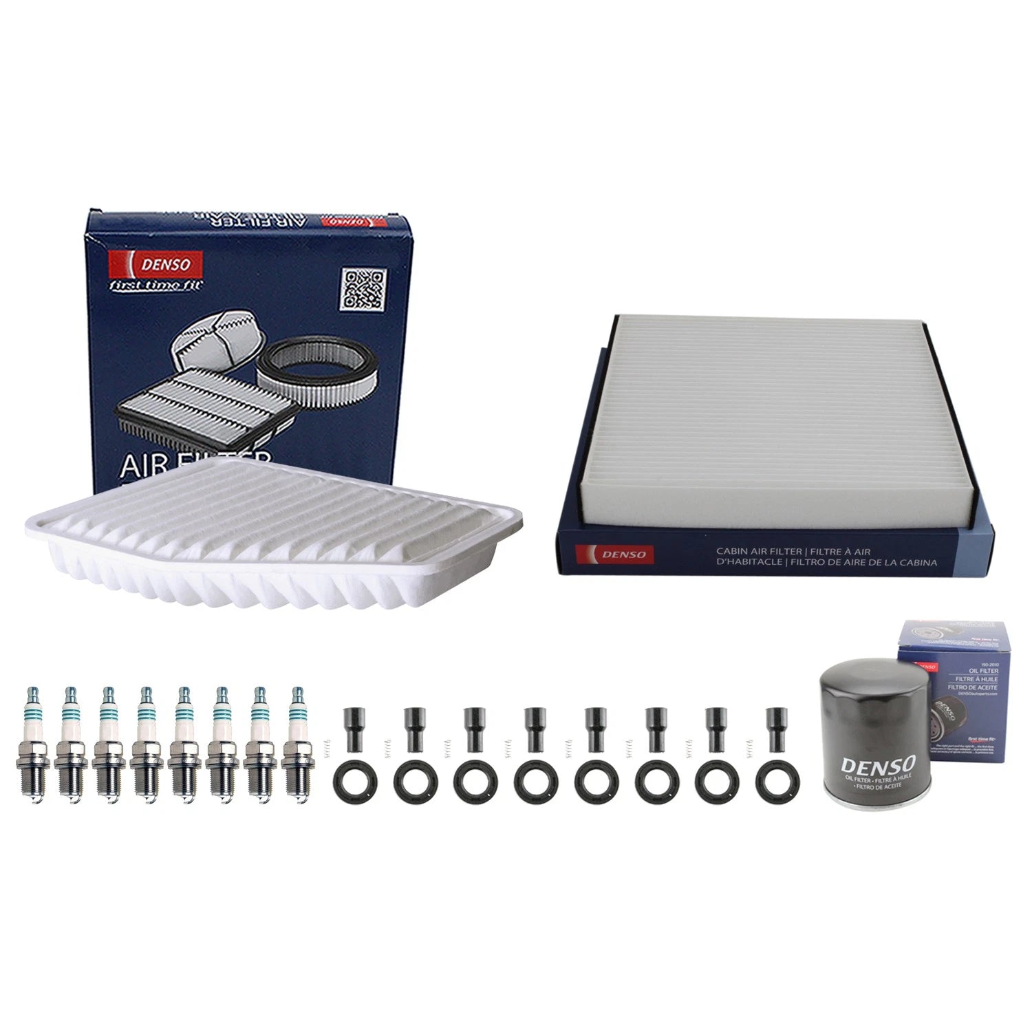 Denso Tune Up Kit 8 Spark Plugs & Boots for GS430 SC430 (2001–2006)