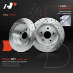 Rear Drilled Brake Rotors for Jeep Grand Cherokee Commander (2005–2010)