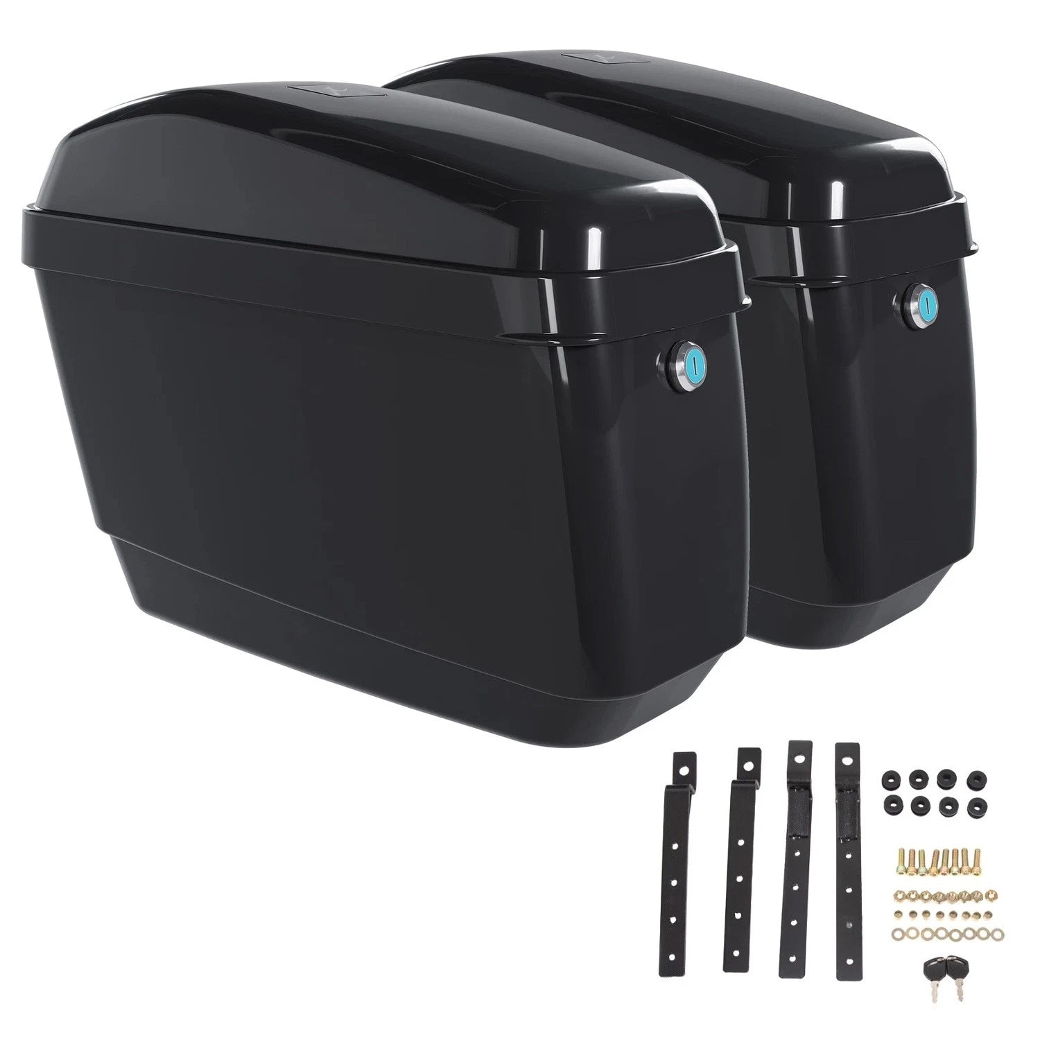 Saddlebag Set for Harley Honda Motorcycle (Universal Fit)