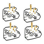 4X Carburetor Repair Kit for Yamaha XTZ750 Super Tenere (1989–1997)