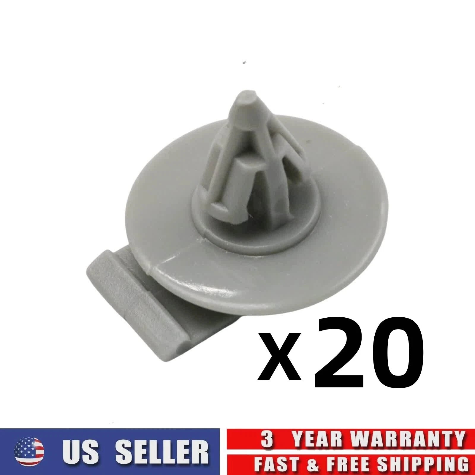 Set of 20 Trim Panel Fender Retainer Clips for MINI Clubman Convertible (2008–2015)