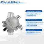 Engine Coolant Thermostat Housing Assembly for BMW 1 3 5 Series X3 Z4 (2000–2020) 902-816