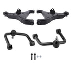 Set of 2 Front Upper Lower Control Arms for Nissan Armada Titan (2004-2015)