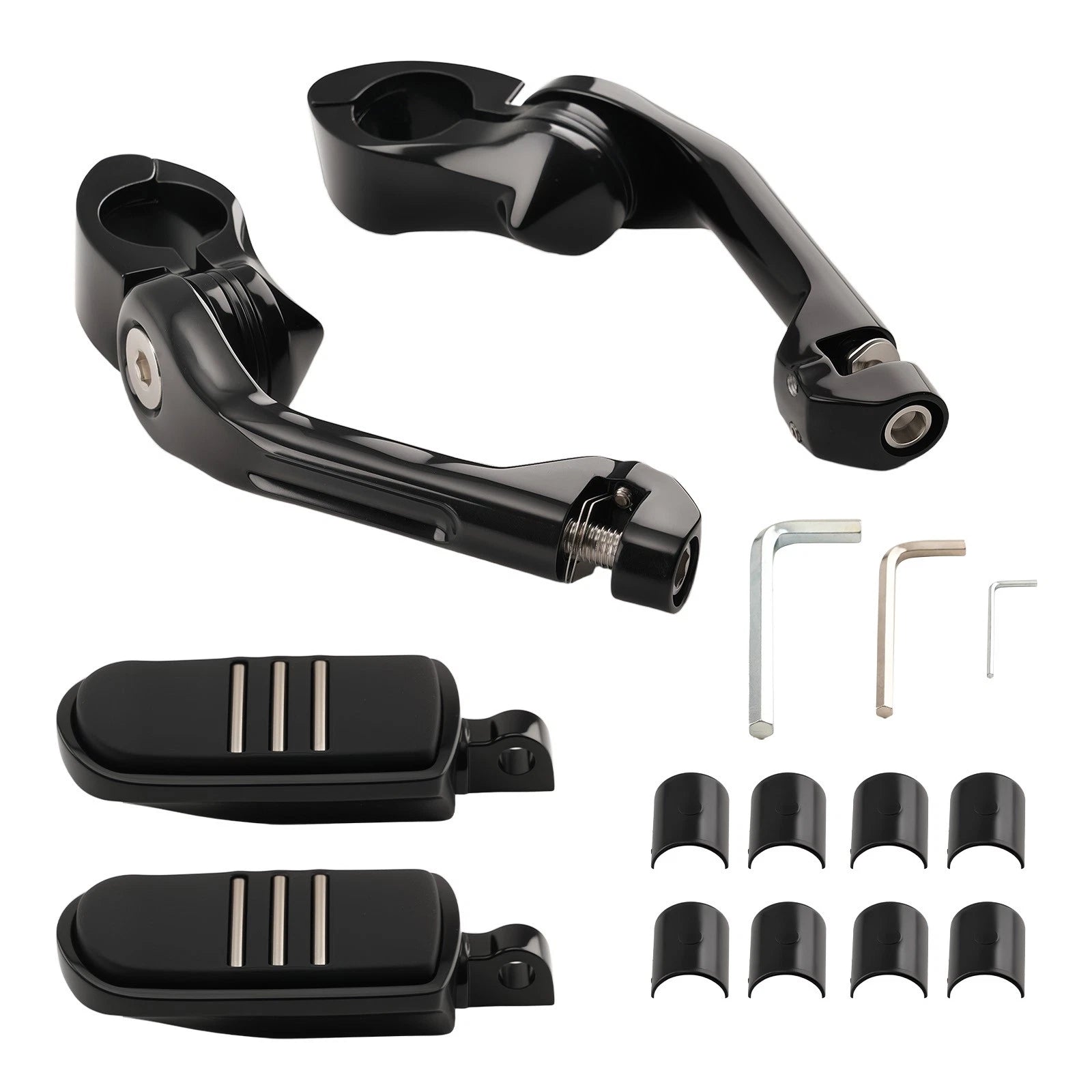 Folding Motorcycle Foot Pegs for Kawasaki Yamaha BMW (2015–2024)