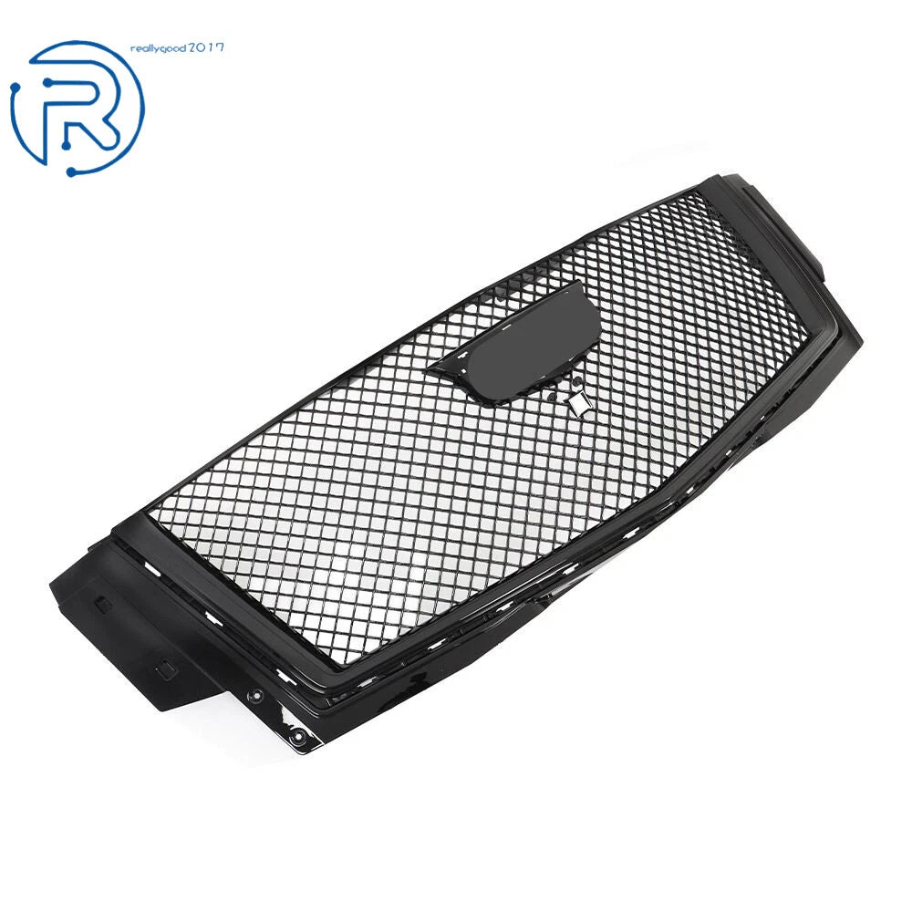 Front Upper Grille for Cadillac Escalade (2015-2020) Black Mesh