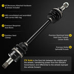 Set of 4 CV Axle Shafts for Yamaha Rhino 700 4x4 (2008–2013)