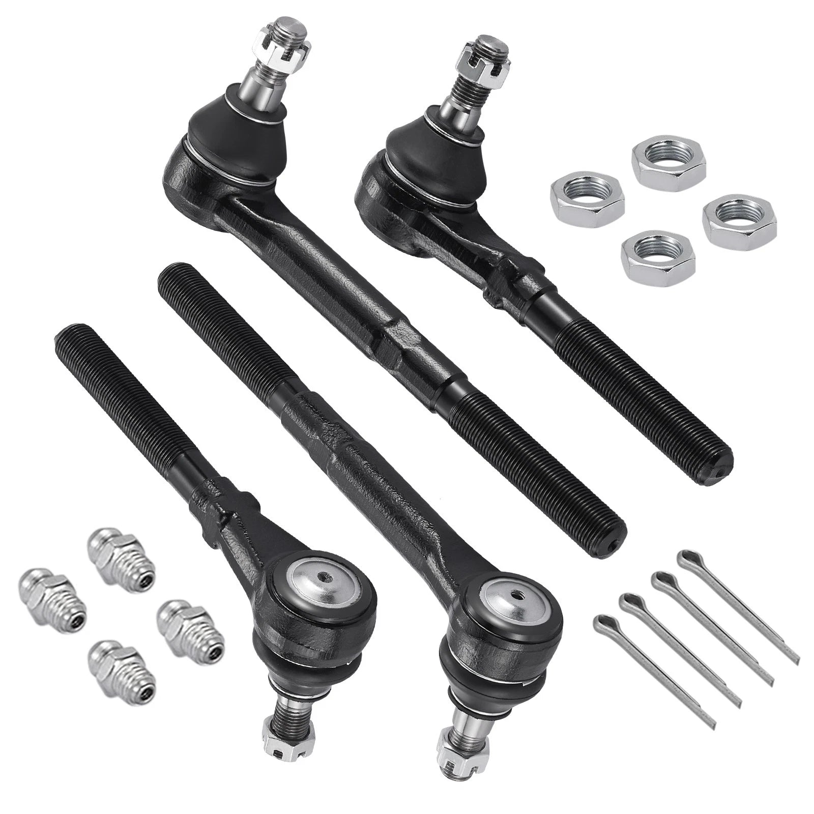 4X Front Inner Outer Tie Rod Ends for Ford F-150, Lincoln Navigator (2004–2008)