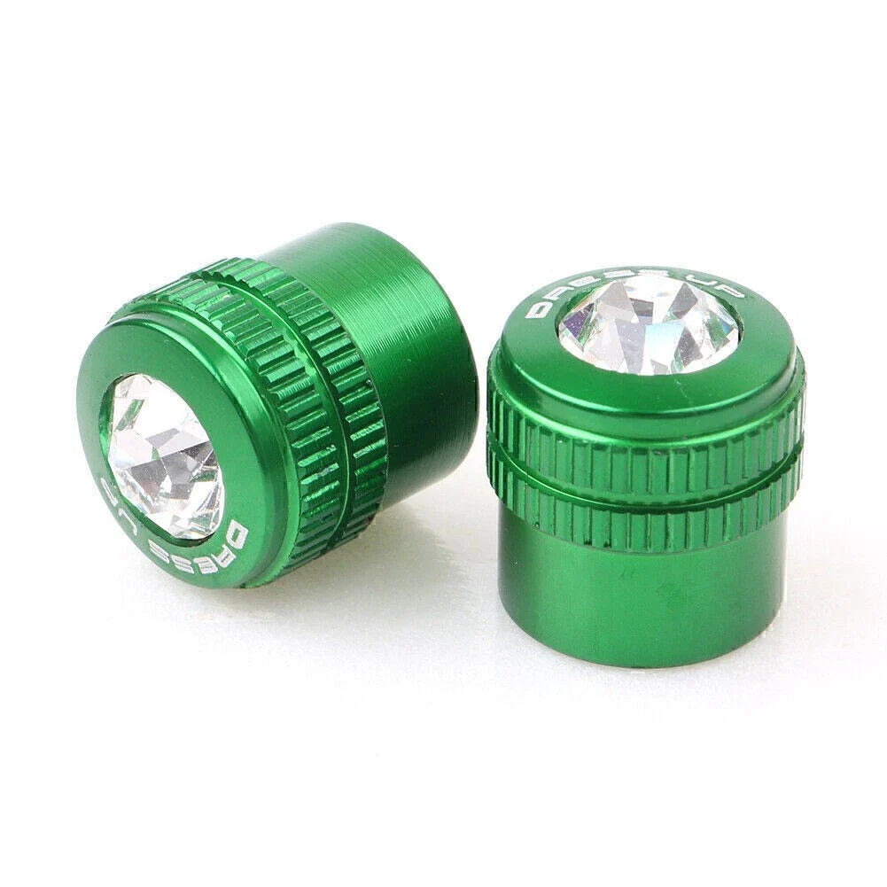 Green Valve Stem Caps for Yamaha YZF X-Max