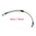 M10 Brake Oil Hose Line with Banjo Fitting for Universal Applications (45cm)