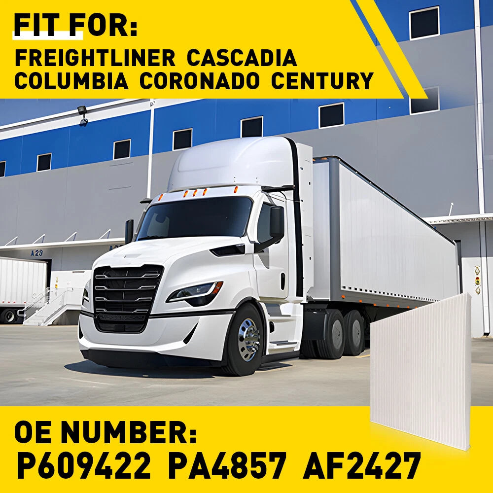 Set of 4 Cabin Air Filters for Freightliner Cascadia