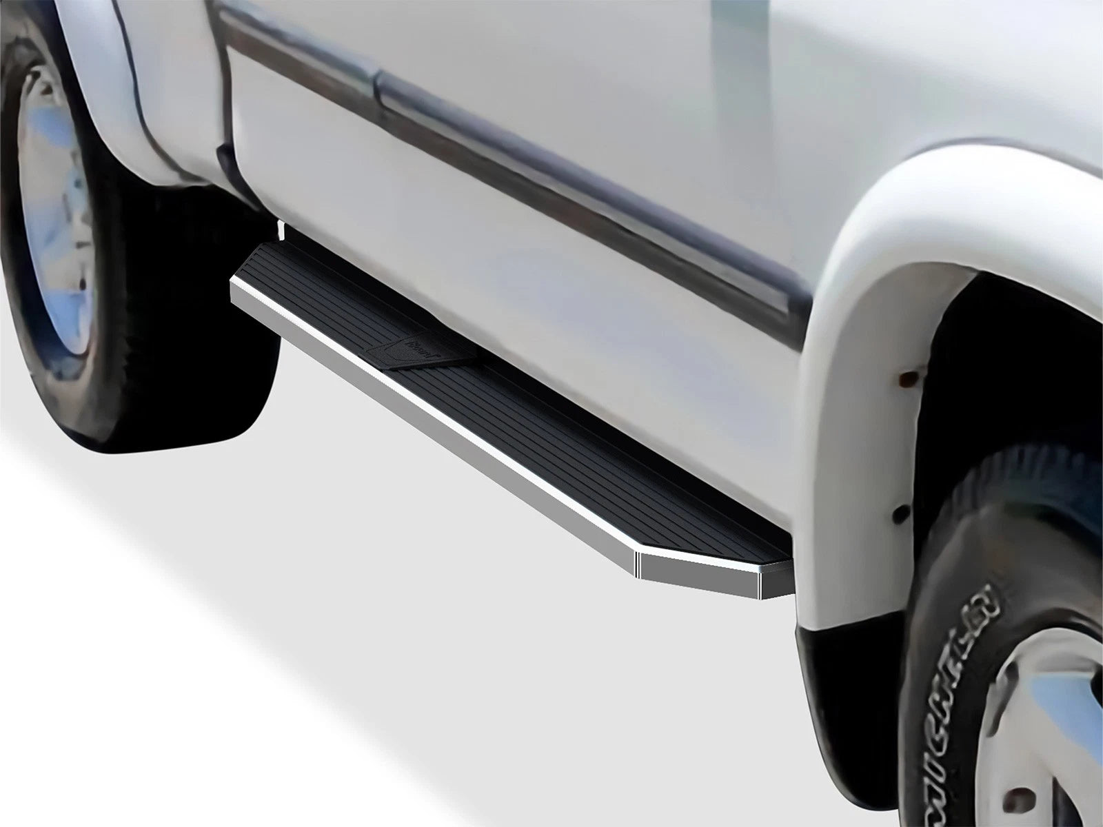 6" Polished Side Step Bars for Toyota Tundra Access Cab (2000–2006)