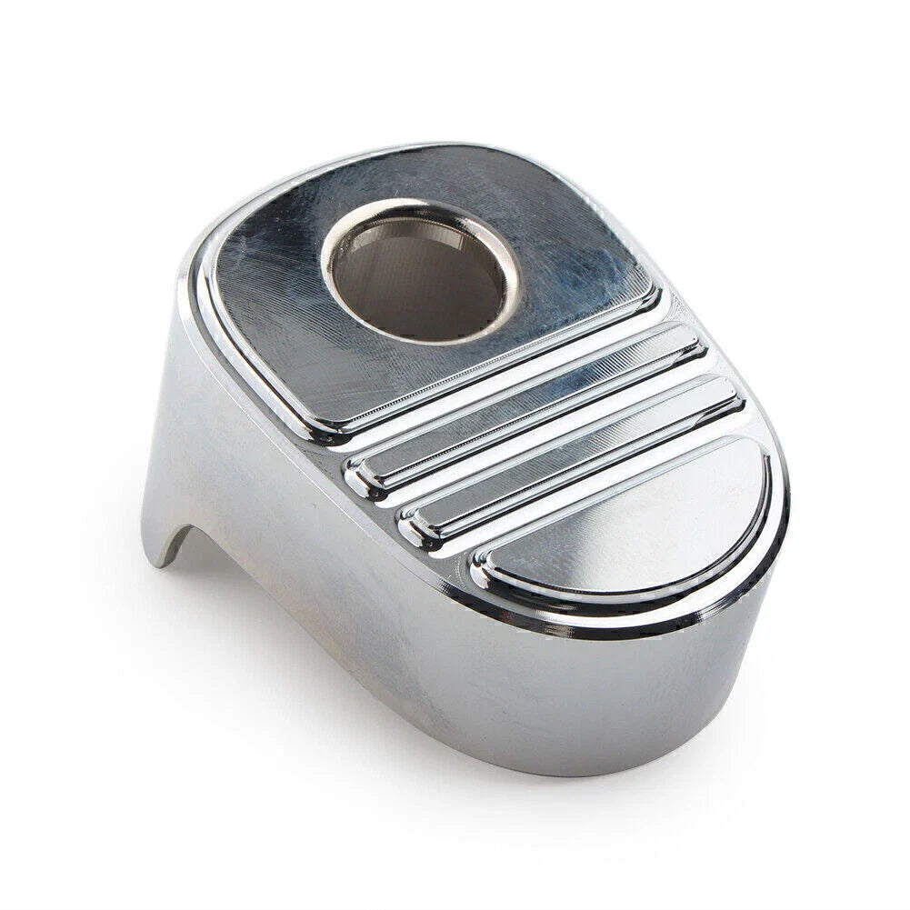 Chrome Tri Line Ignition Switch Cover for Touring Electra Glide FLHTP (2014-2022)
