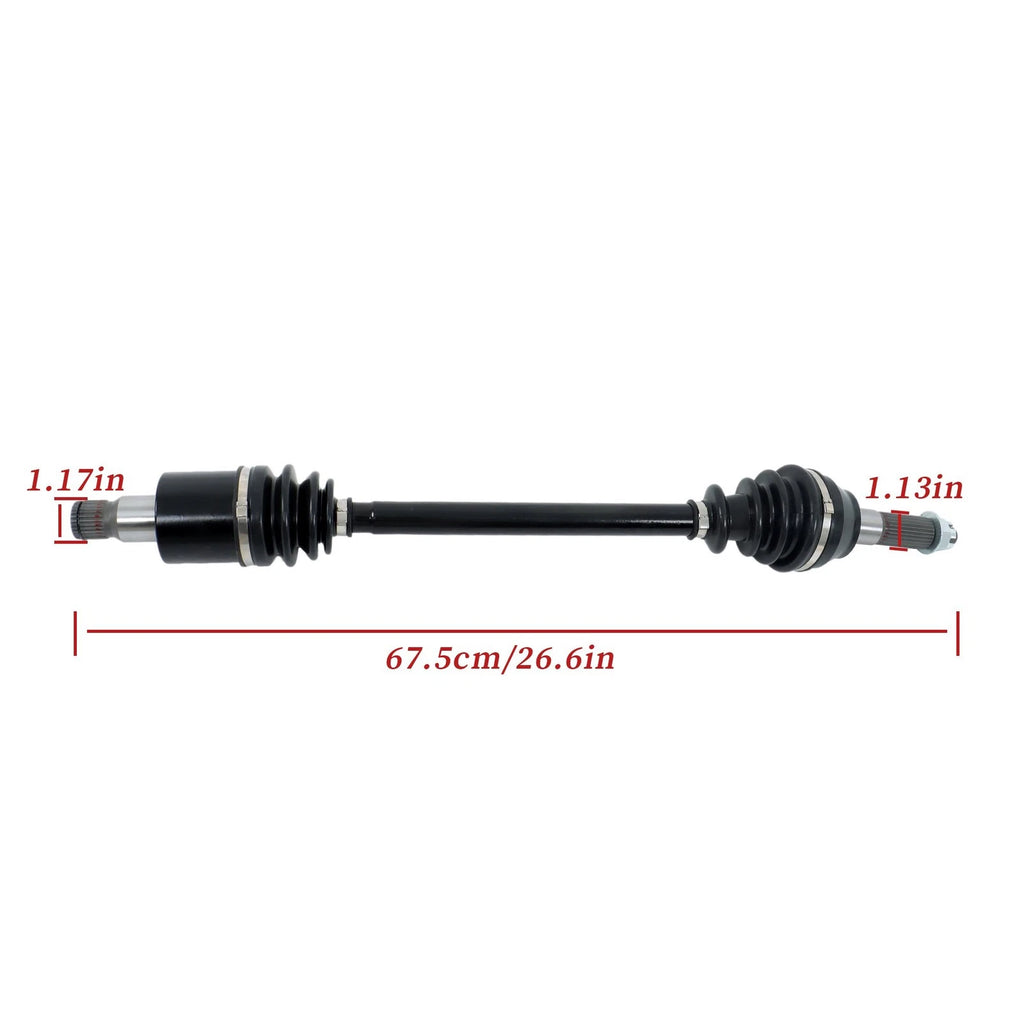 Set of 2 CV Axles for Polaris RZR S 800 (2009–2014)