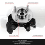 Front Passenger Side Loaded Wheel Bearing Knuckle Assembly for Ford Focus (2006–2011)