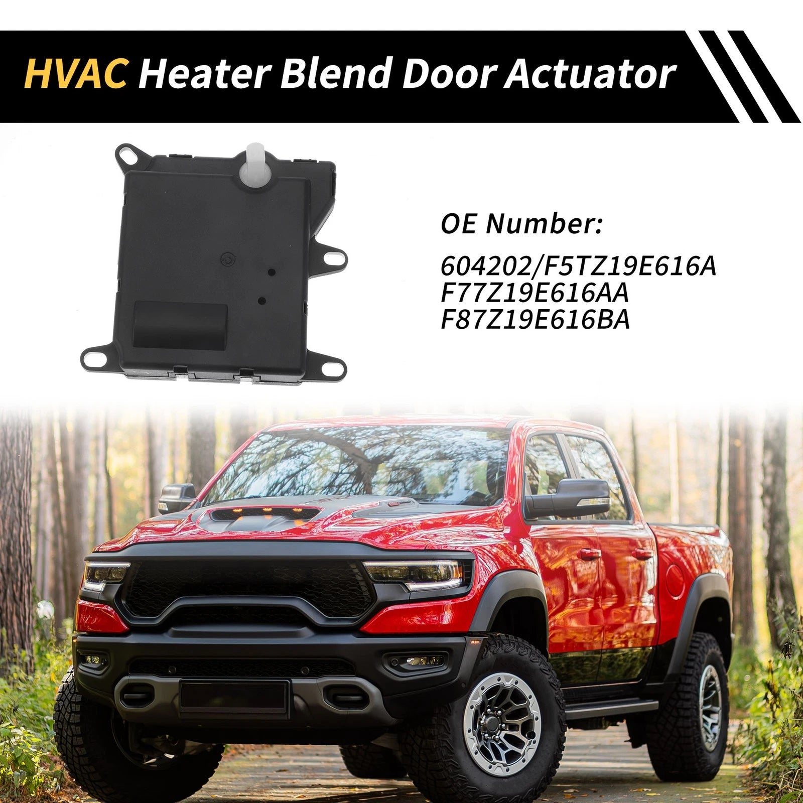 HVAC Air Door Actuator Heater Blend for Ford Expedition (2002–2004) No.604202