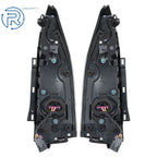 Set of 2 Black Housing Tail Lights for Cadillac ATS (2013–2018)
