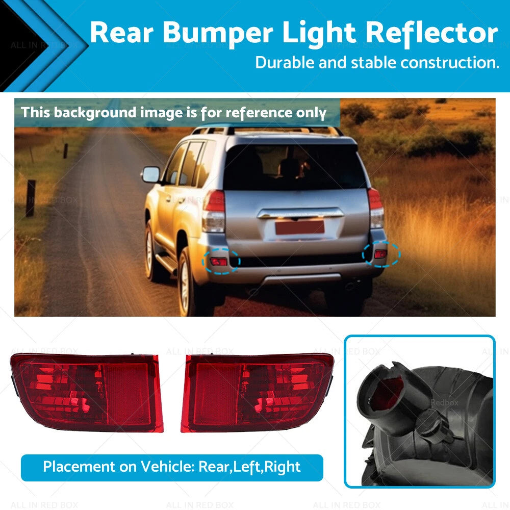 Rear Bumper Light Reflector for Toyota Land Cruiser Prado J120 (2002–2010)