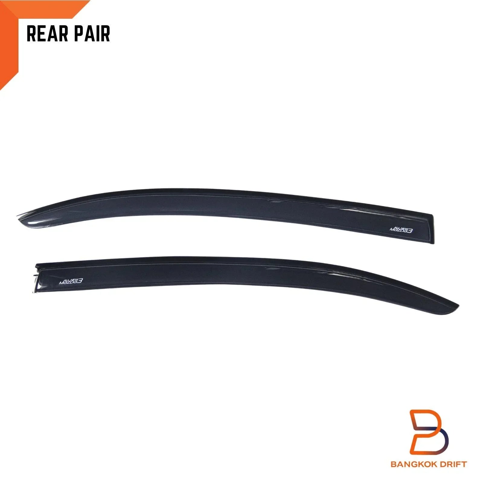 Weather Shield Visor Rain Guard for Mazda3 2014-2018 Sedan