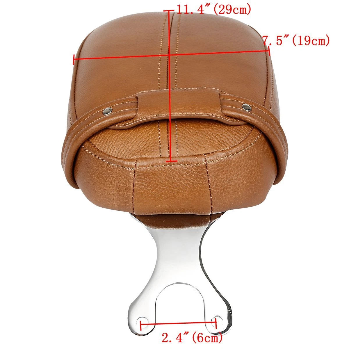 Desert Tan Leather Rear Passenger Pillion Seat for Indian Scout Sixty (2016–2024)