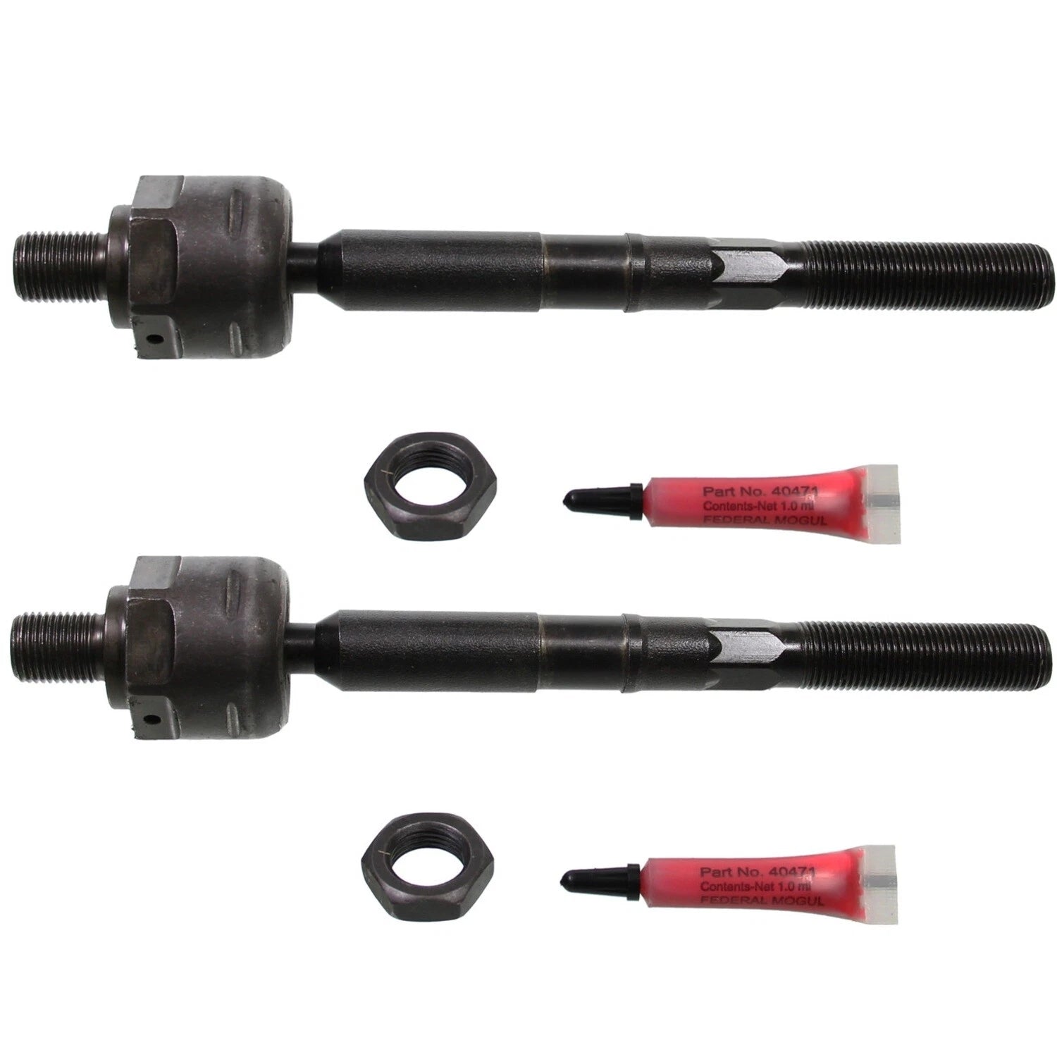 Set of 2 Inner Steering Tie Rod Ends for Hyundai Entourage Kia Sedona