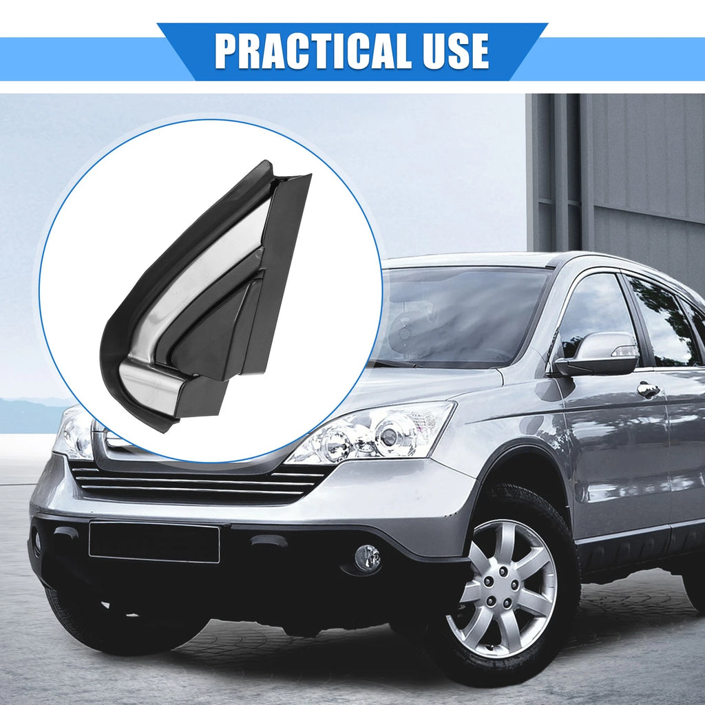 Front Left Mirror Corner Triangle Fender Cover for Honda CR-V (2007–2011) Black