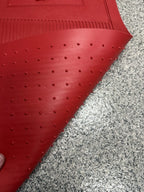 Floor Mat Set 4 Piece Red with Pony Logo for 1964-1973 Ford Mustang