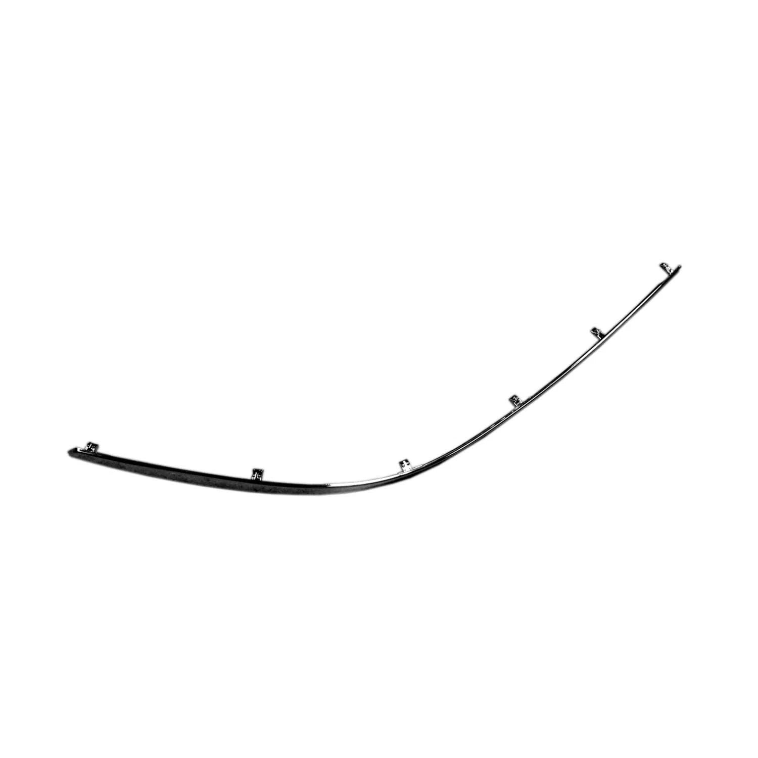 Replacement Chrome Plastic Driver Side Front Bumper Molding