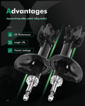 Front Pair (2) Suspension Bare Strut for Kia Sportage (2005–2010)