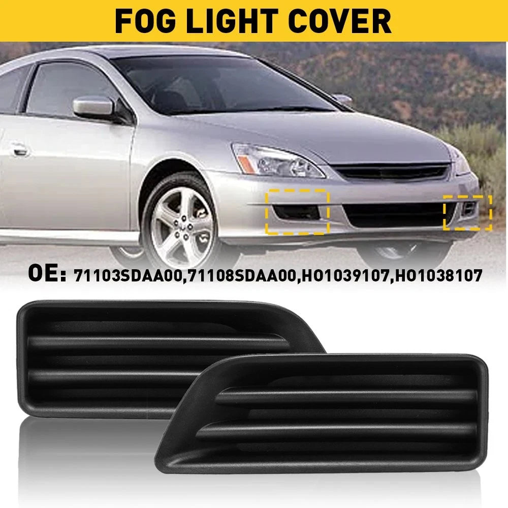 Set of 2 Fog Light Covers for Honda Accord (2006–2007) - Passenger/Driver Side