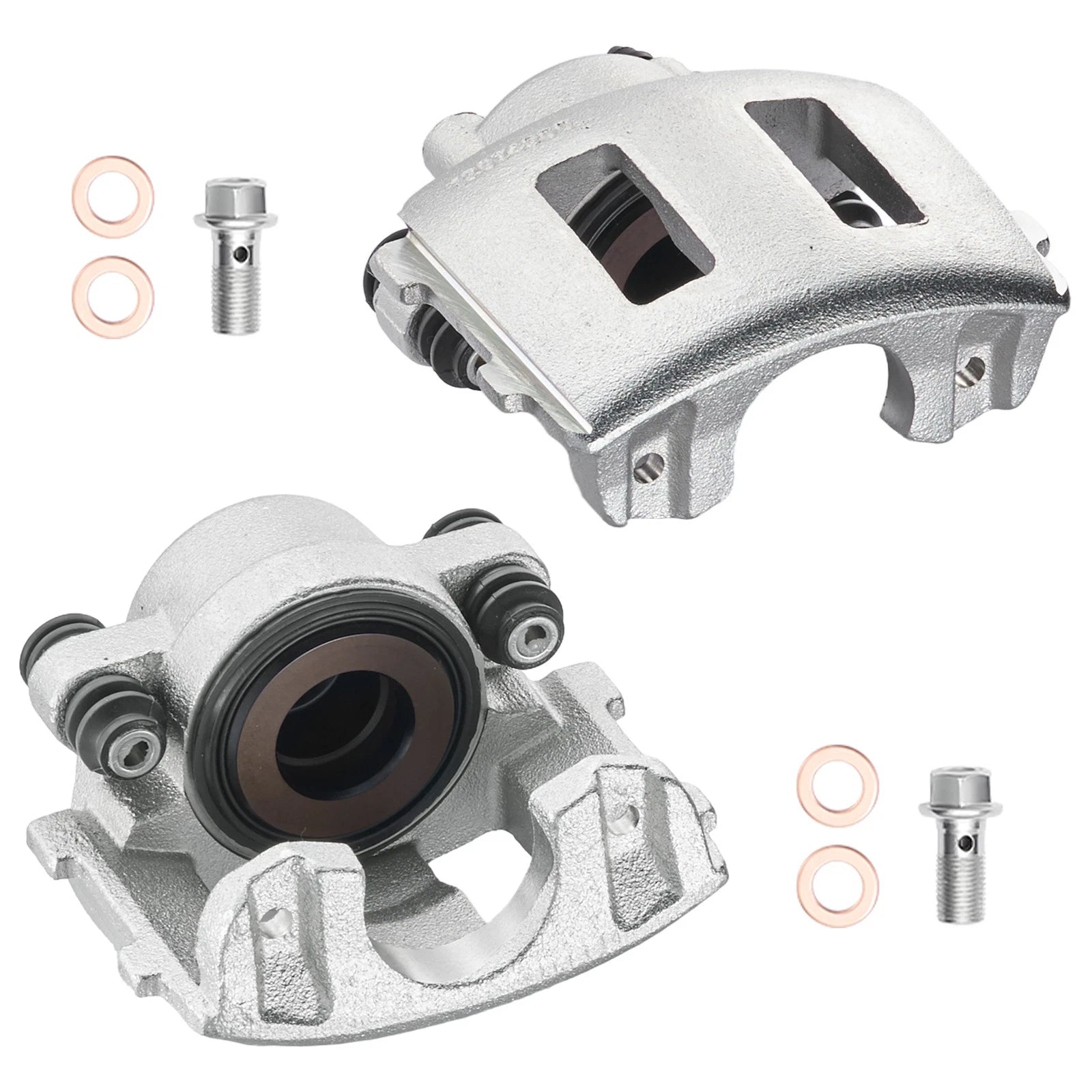 Pair Front Brake Calipers for Jeep Comanche (1990–1992) 2.5L 4.0L